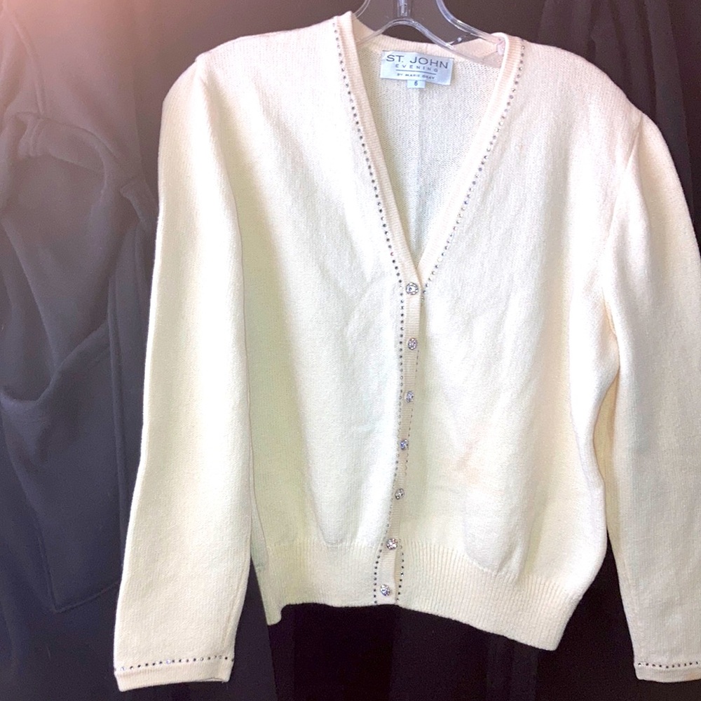 Vintage St. John Evening cardigan sweater set